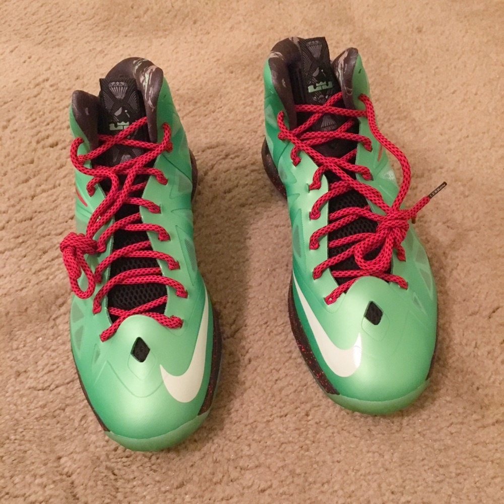 DS Nike Lebron X CUTTING JADE  Sz 11.5